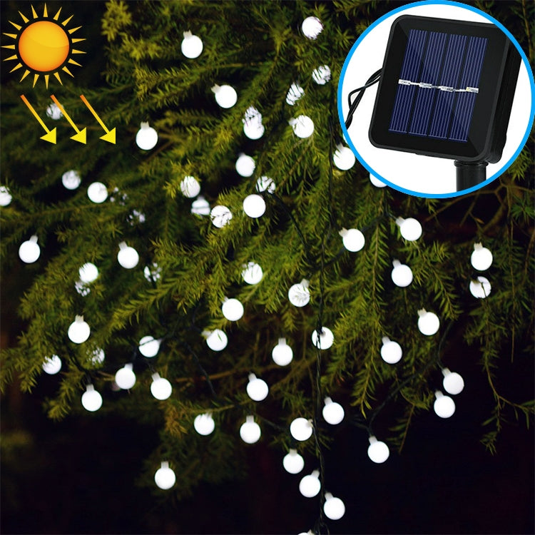 Ball Shape 30 LEDs Outdoor Waterproof Christmas Festival Decoration Solar Lamp String