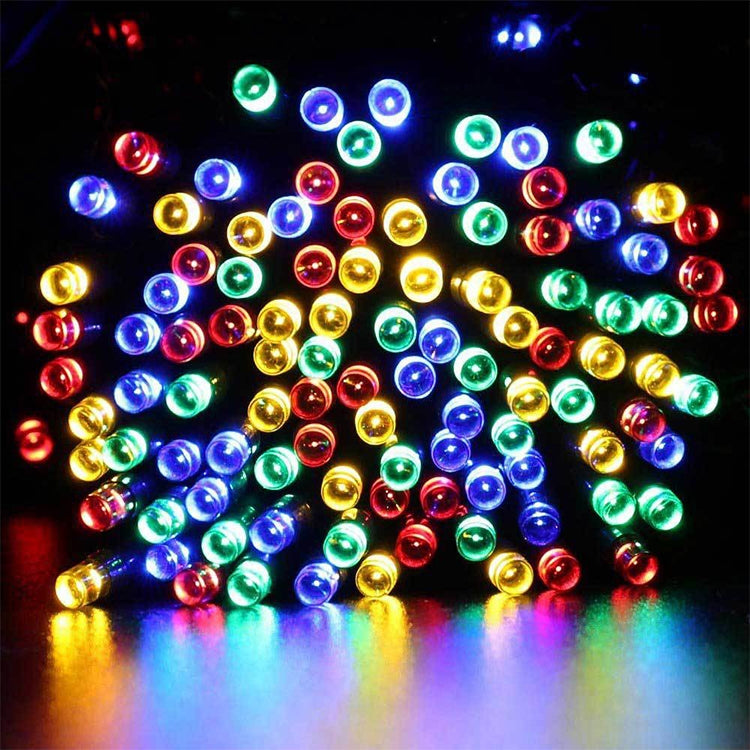 200 LEDs Outdoor Waterproof Christmas Festival Decoration Solar Lamp String, Length: 22m