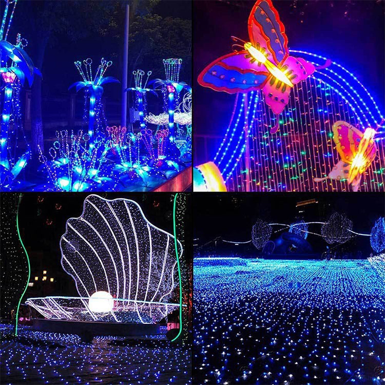 200 LEDs Outdoor Waterproof Christmas Festival Decoration Solar Lamp String, Length: 22m