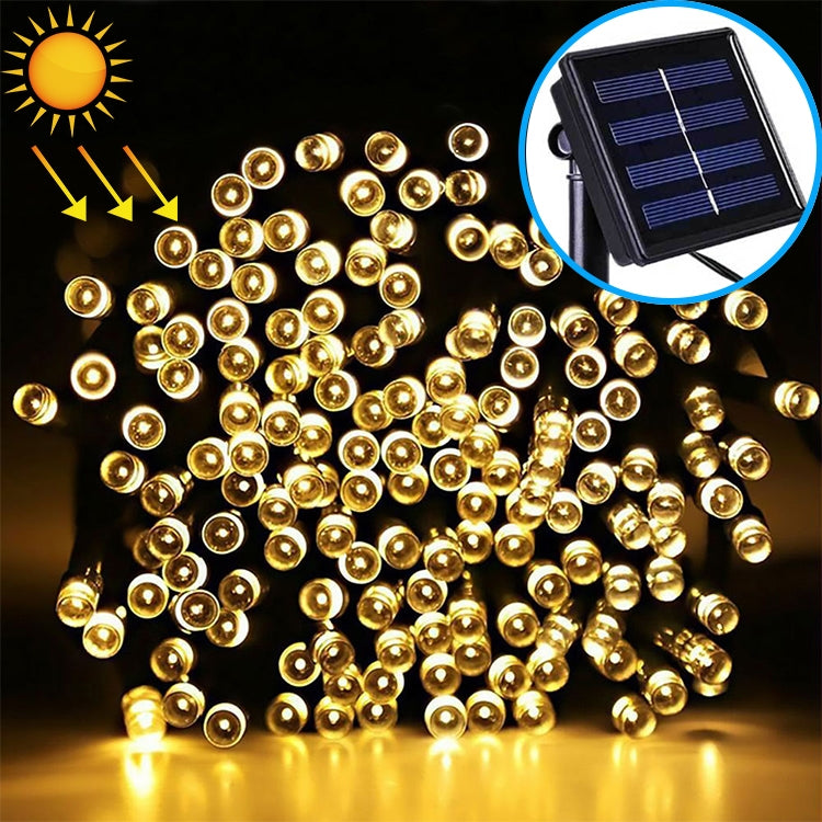 200 LEDs Outdoor Waterproof Christmas Festival Decoration Solar Lamp String, Length: 22m