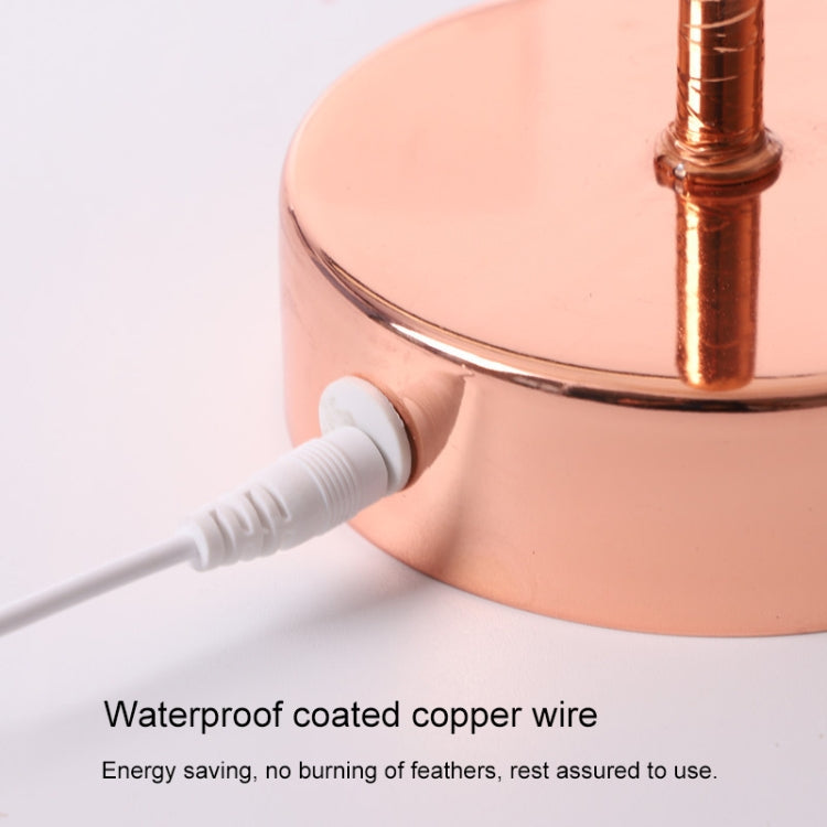 Creative Bedroom Feather Table Lamp Night Light Decorative Light