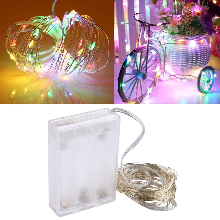 50 LEDs SMD 0603 3 x AA Batteries Box Fairy Lamp Decorative Light, DC 5V