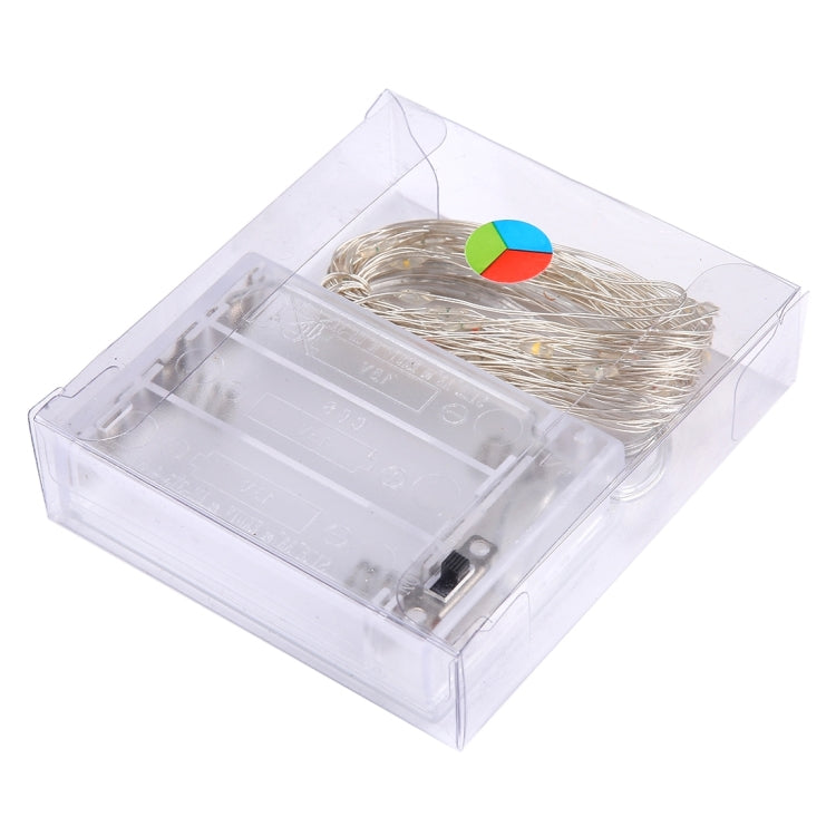 50 LEDs SMD 0603 3 x AA Batteries Box Fairy Lamp Decorative Light, DC 5V