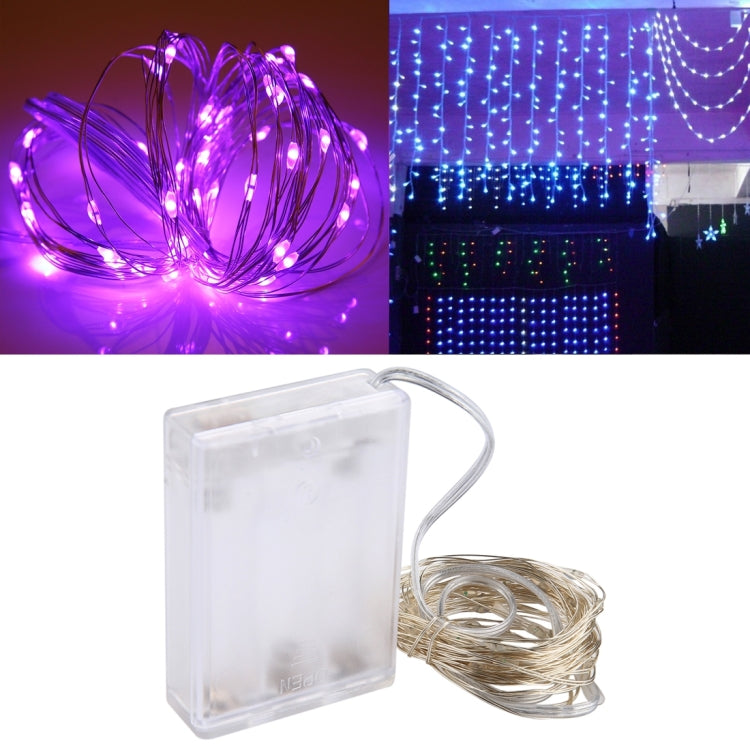 50 LEDs SMD 0603 3 x AA Batteries Box Fairy Lamp Decorative Light, DC 5V