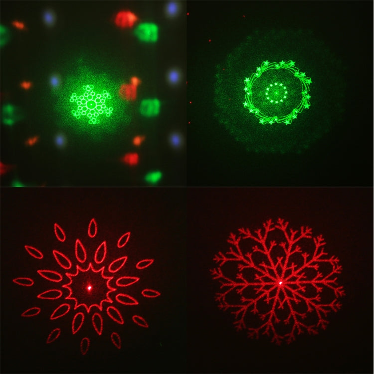 4 in 1 Projector Indoor Stage Decoration Atmosphere Light with Holder / Auto Run / Sound Control / DMX512, AC 90-240V