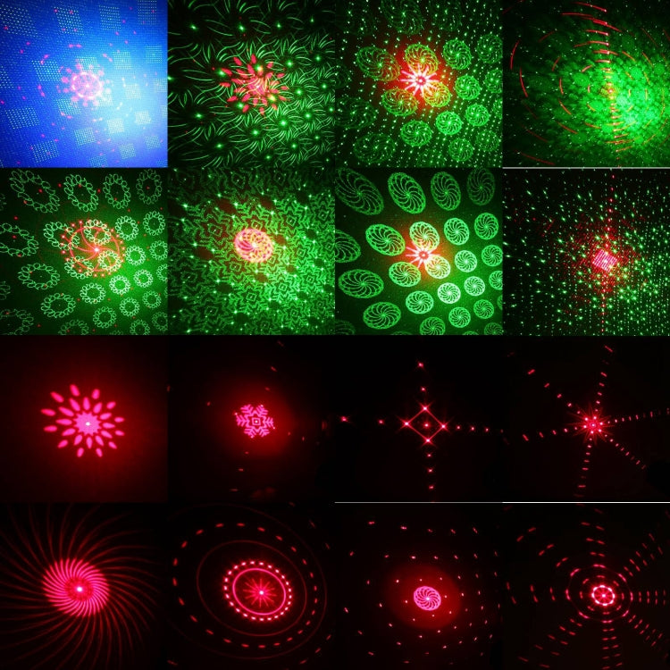 5V LED Card Projection Laser Stage Light, EU Plug