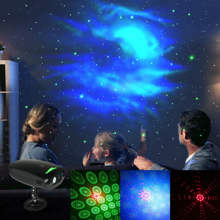 5V LED Card Projection Laser Stage Light, EU Plug