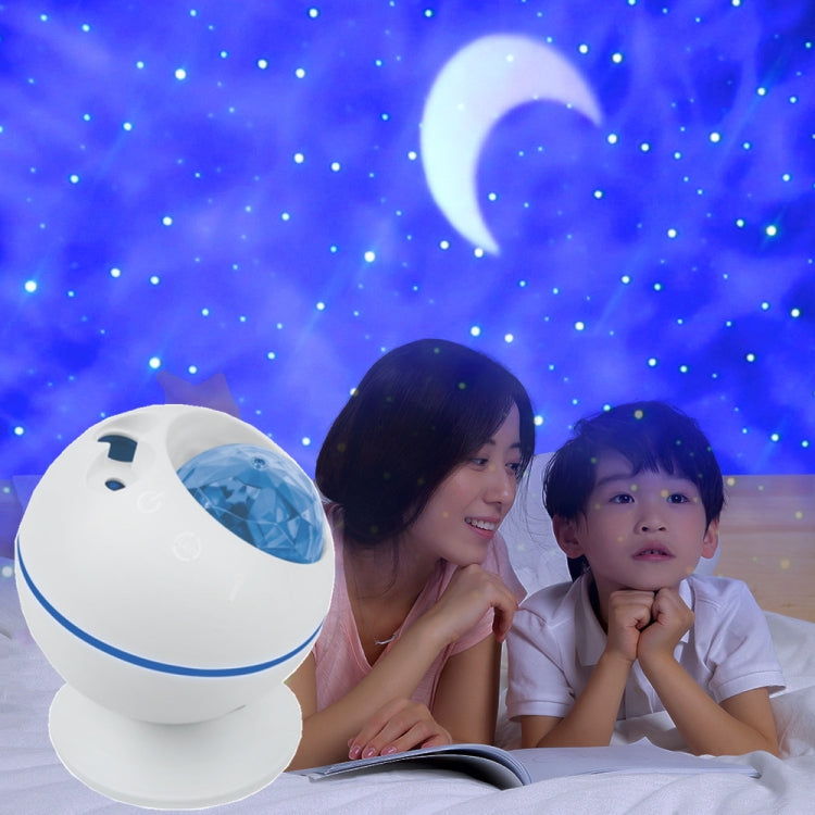 5W Micro USB Power Supply Remote Control Starry Sky Laser Projection Lamp LED Atmosphere Night Light with Magnetic Base