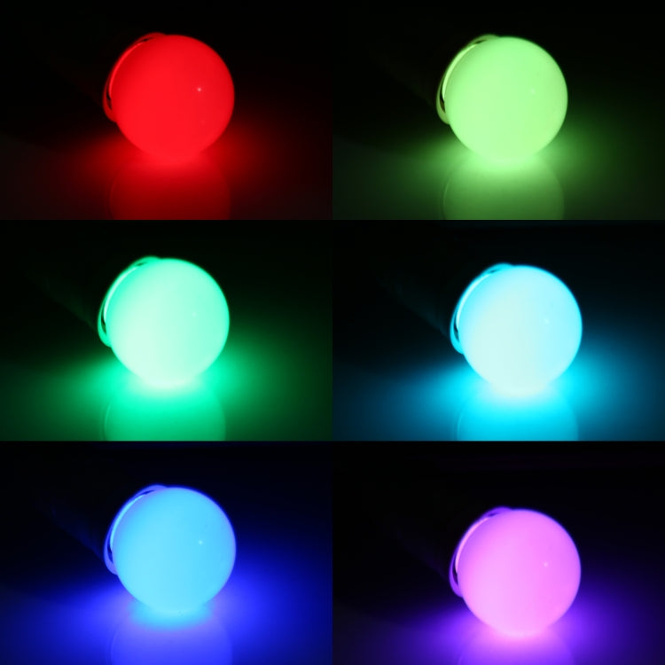 E27 3W RGB LED Bulbs, AC 220V