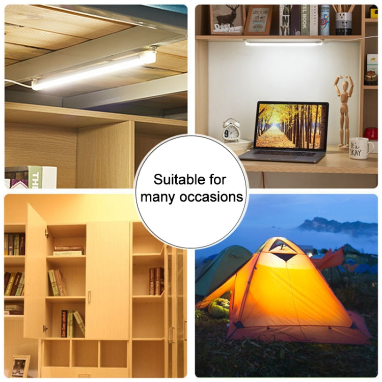 20cm 24 LEDs Multifunctional USB Three-color Stepless Dimming LED Light Tube, DC 5V