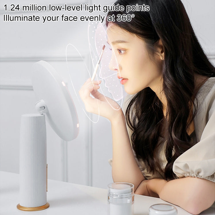 Smart LED Desktop Makeup Mirror with Fill Light, White Light