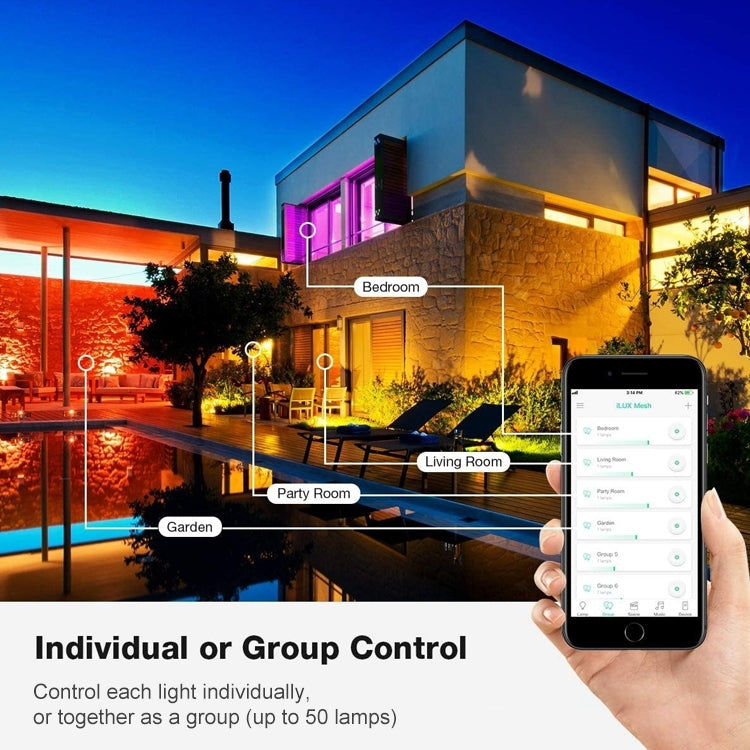 Christmas Decoration RGB Copper Wire String Light Bluetooth Mobile APP Control, Length: 15m 150 LEDs