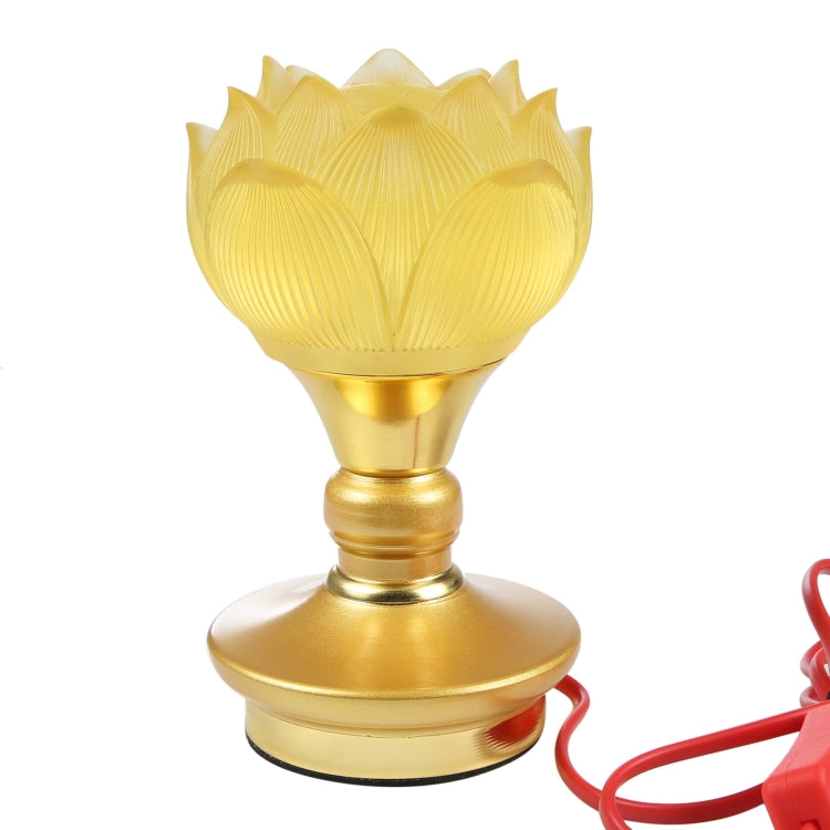 2pcs Household LED Lotus Lights for Buddha Electronic Altar Lamp, CN Plug