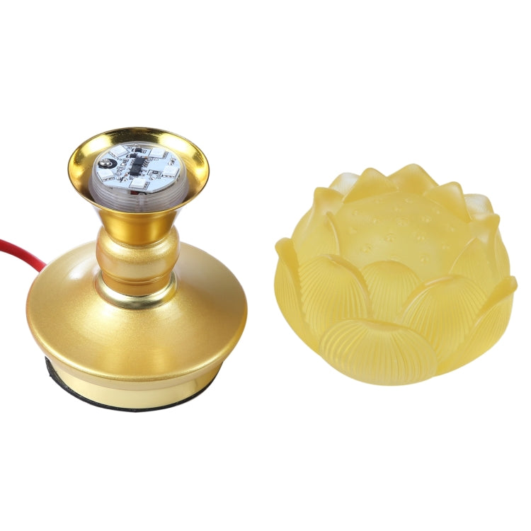 2pcs Household LED Lotus Lights for Buddha Electronic Altar Lamp, CN Plug