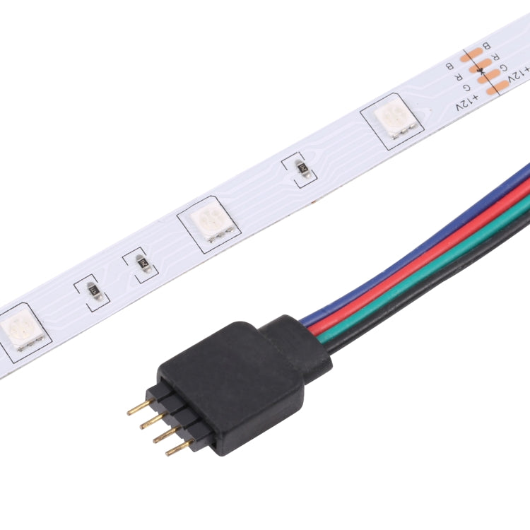 Bare Board 5050 SMD RGB LED Rope Light, 30 LED/m, Length: 2m, 12V 2A 100-240V, with 24-key Remote Control