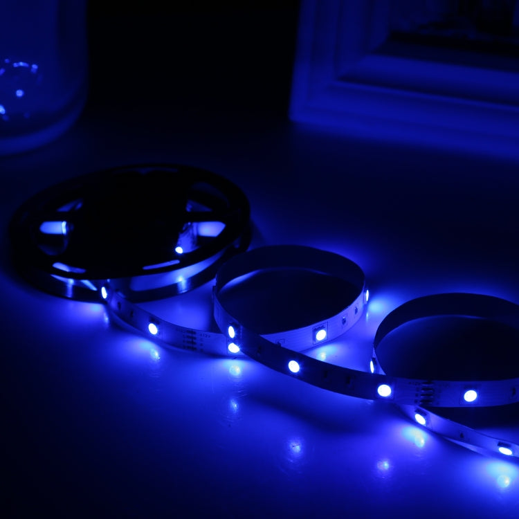 Bare Board 5050 SMD RGB LED Rope Light, 30 LED/m, Length: 2m, 12V 2A 100-240V, with 24-key Remote Control