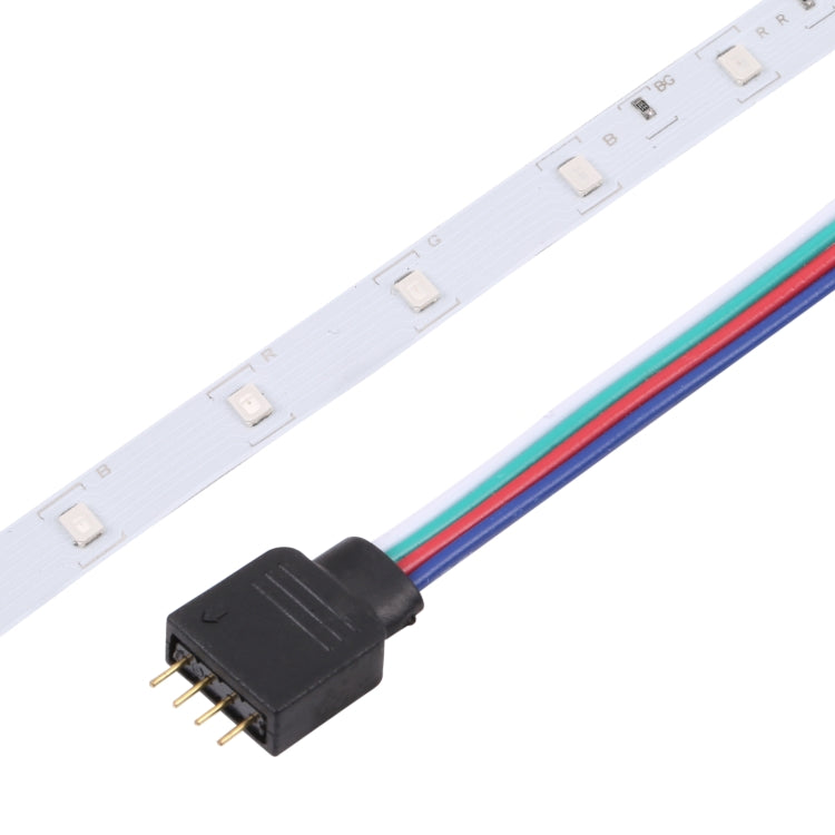 Bare Board 2835 SMD RGB LED Rope Light, 60 LED/m, Length: 5m, 12V 2A 100-240V, with 44-key Remote Control
