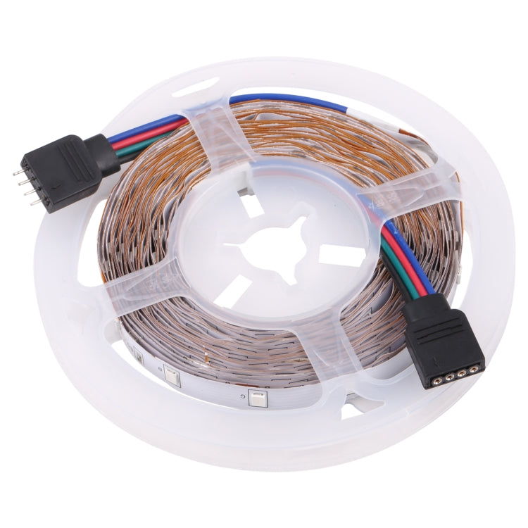 Bare Board 2835 SMD RGB LED Rope Light, 60 LED/m, Length: 5m, 12V 2A 100-240V, with 24-key Remote Control