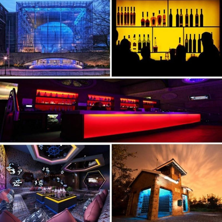 Smart Bluetooth APP Control Bare Board 2835 SMD RGB LED Rope Light, 60 LED/m, Length: 5m, 12V 2A 100-240V