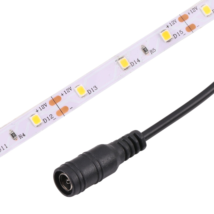 Bare Board 2835 SMD Dimmable White Light / Warm Light LED Rope Light, 60 LED/m, Length: 5m, 12V 2A 100-240V