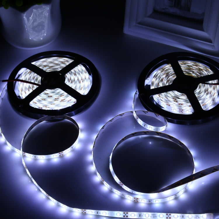 2pcs Bare Board 2835 SMD Dimmable White Light / Warm Light LED Rope Light, 60 LED/m, Length: 5m, 12V 2A 100-240V