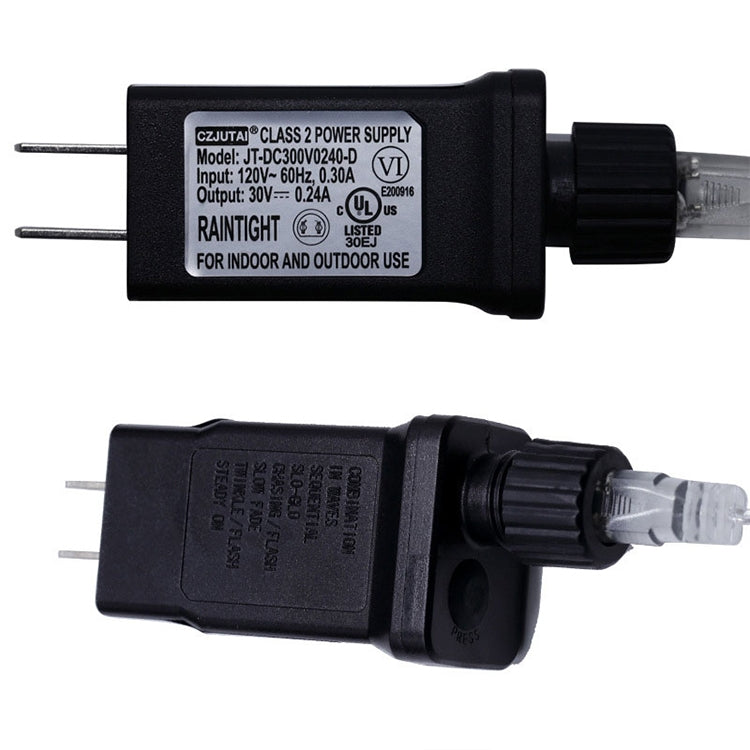 100 LEDs Fairy String Decorative Light with End Joint & 8 Model Functions, US Plug