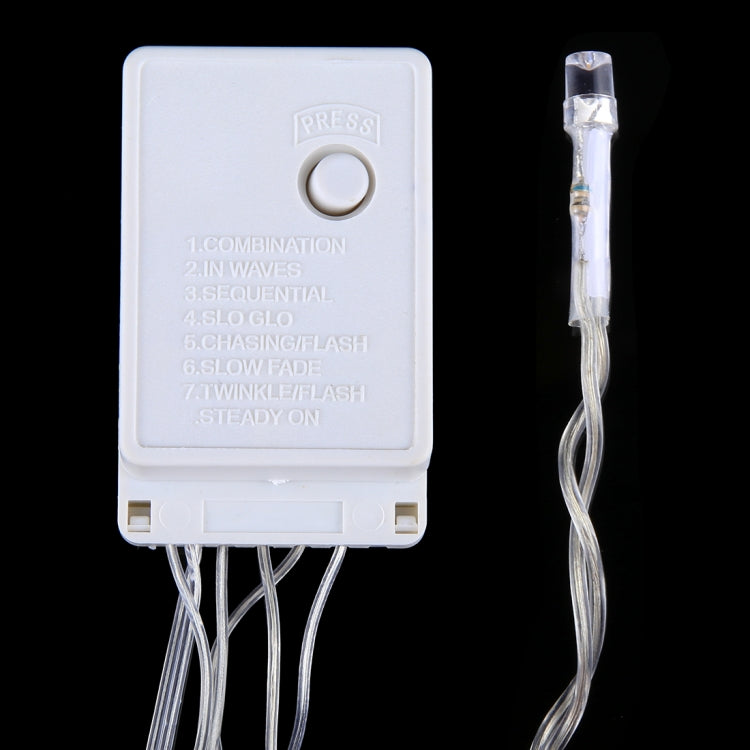 96 LEDs Little Ice Bars String with End Joint & Multi-function Controller, US Plug, AC 110V