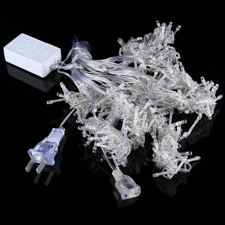 300 LEDs Curtain String Light with End Joint & Multi-function Controller & Memory Waterproof, US Plug, AC 110V