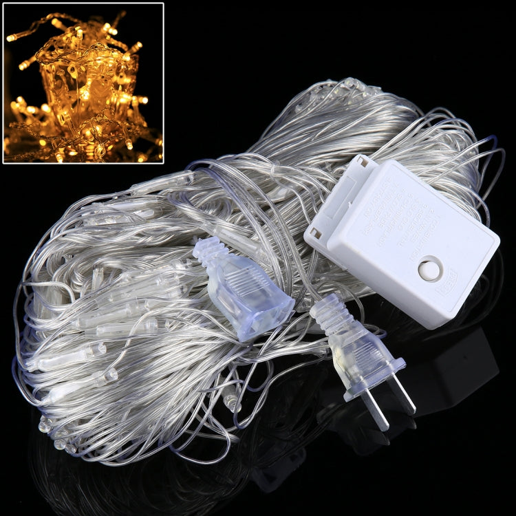 200 LEDs Reticular String Light with End Joint & Multi-function Controller, US Plug,  AC 110V