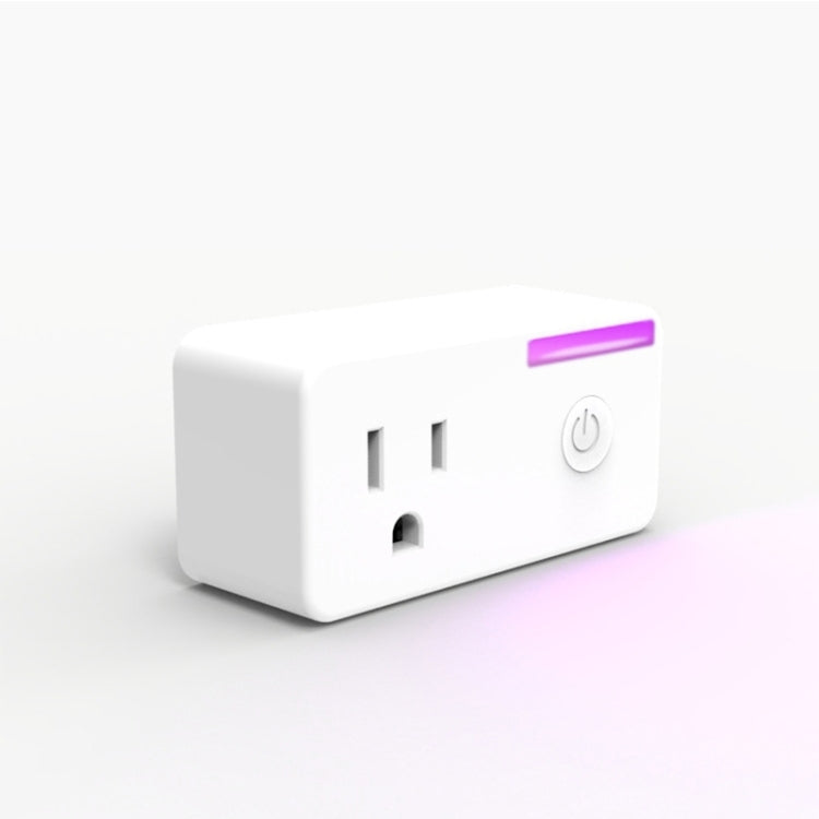 10A WiFi 2.4GHz APP Remote Control Timing Smart Socket Works with Alexa & Google Home, AC 110-250V, US Plug