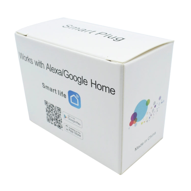 10A WiFi 2.4GHz APP Remote Control Timing Smart Socket Works with Alexa & Google Home, AC 110-250V, US Plug