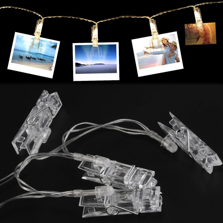 10 LEDs 2 x AA Batteries Box Chains Lamp Decorative Light for Home Hanging Pictures, DIY Party, Wedding, Christmas Decoration