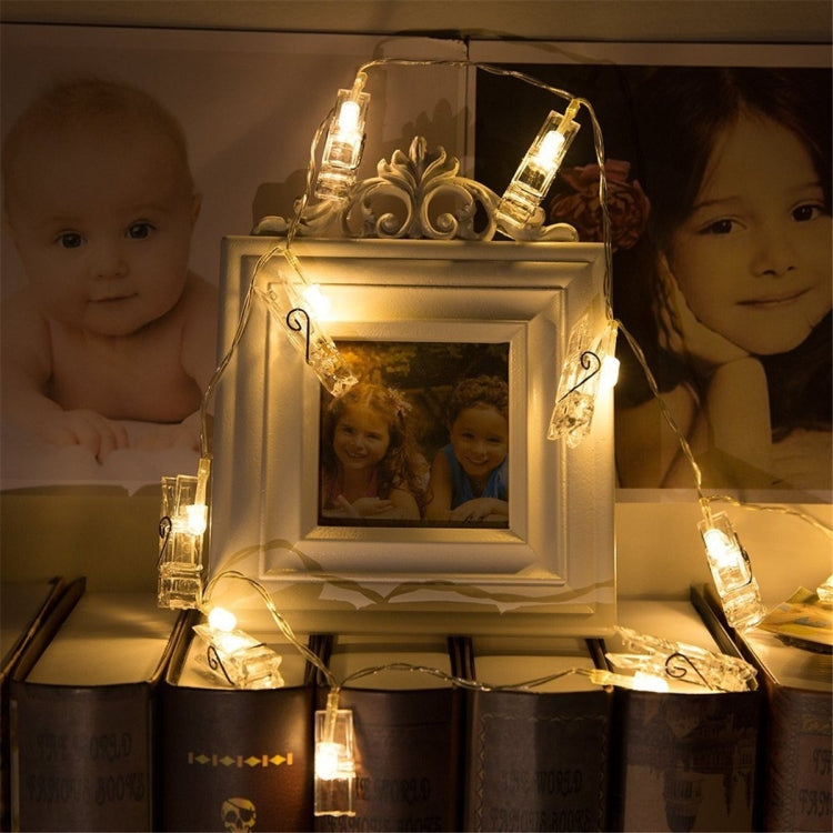 10 LEDs 2 x AA Batteries Box Chains Lamp Decorative Light for Home Hanging Pictures, DIY Party, Wedding, Christmas Decoration