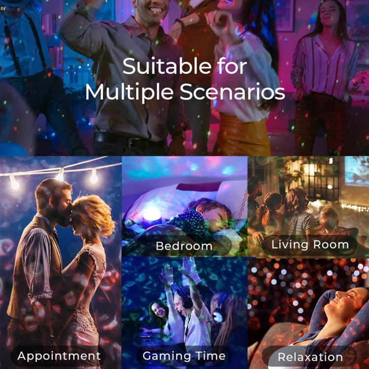 3W USB Colorful Rotary Stage LED Lamp