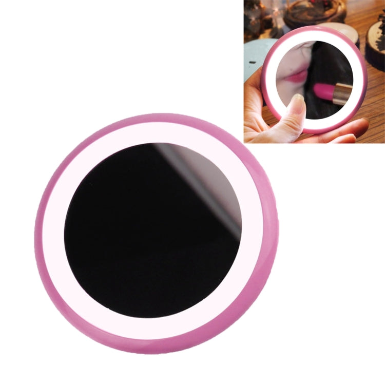 OneFire 1W 10 LEDs Multi-function Rechargeable Donut Shaped Makeup Mirror LED Desk Lamp Night Light, DC 5V