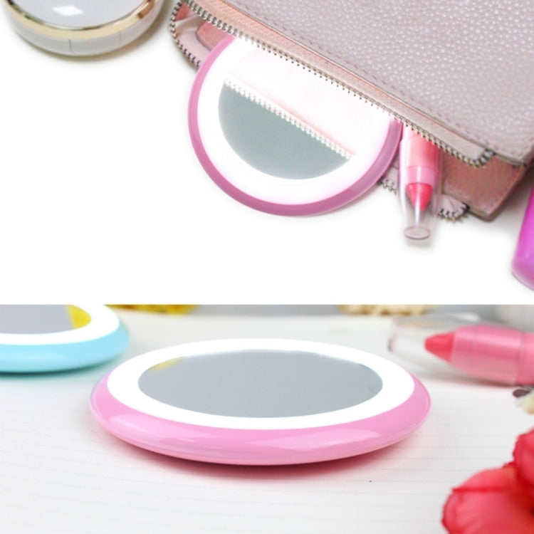 OneFire 1W 10 LEDs Multi-function Rechargeable Donut Shaped Makeup Mirror LED Desk Lamp Night Light, DC 5V