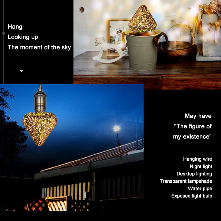 2700K 48 LEDs SMD 2835 Vintage Atmosphere Decoration Art Lamp, AC 85-265V