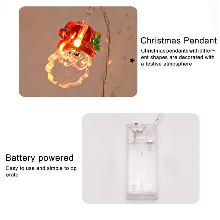 2m 10 Lights Santa Claus LED Decorative Light String