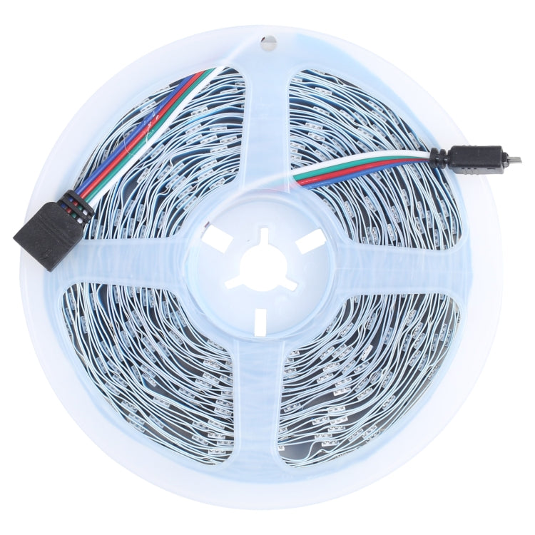 10m 300 LEDs SMD 5050 IP44 Waterproof RGB Light Strip with 24-keys Remote Control, EU Plug