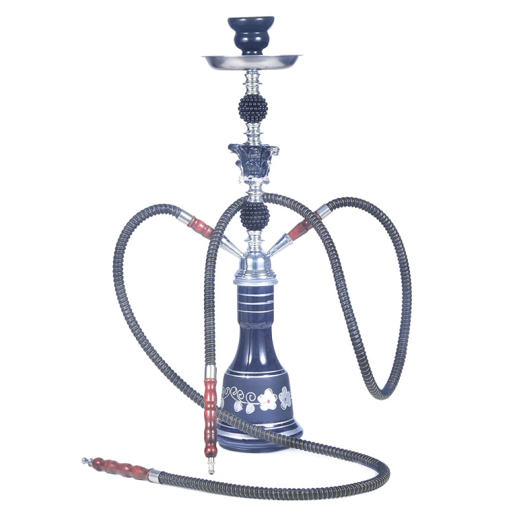 021-1015 Double Tube Glass Hookah