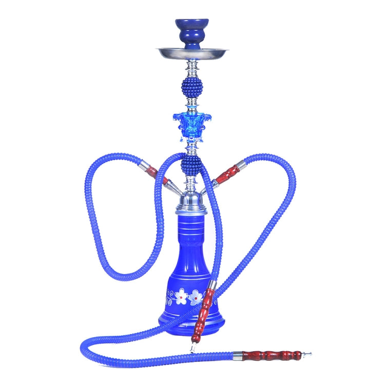 021-1015 Double Tube Glass Hookah