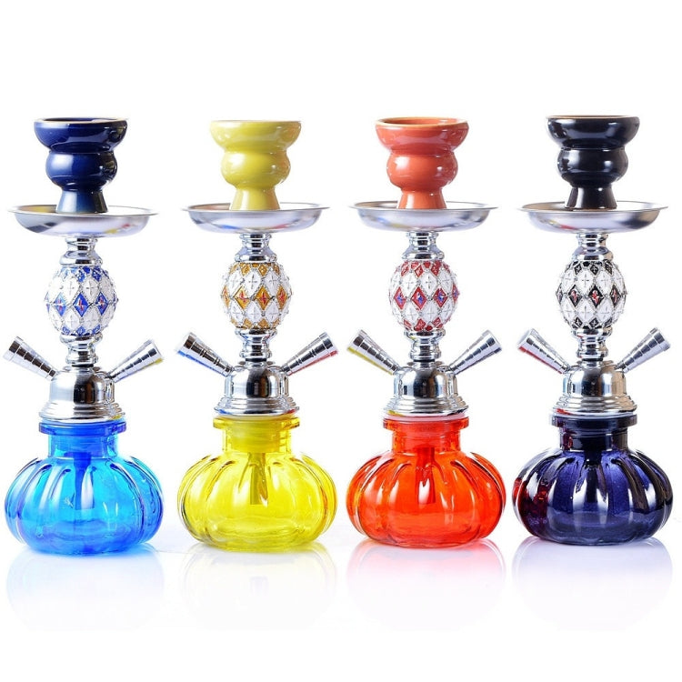 08-023 Double Pipe Glass Hookah Set