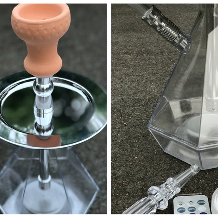 Acrylic Single Pipe Hookah Set