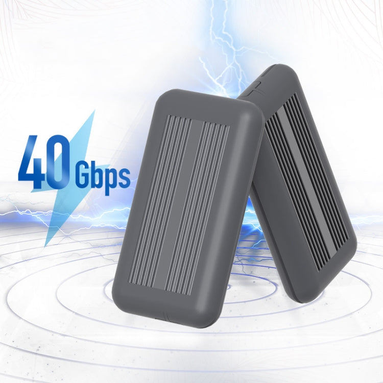 Blueendless M.2 NVME Thunderbolt 3 Solid State Mobile Hard Disk Box Hard Disk Drive