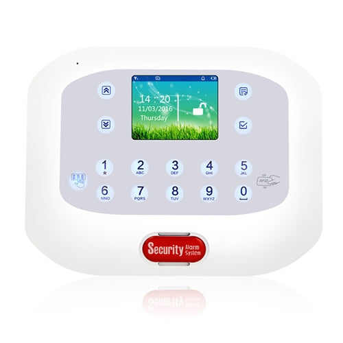 DY-GSM50A 8 in 1 Kit  315MHz / 433MHz Wireless GSM/PSTN Intelligent Anti-Burglar Alarm System, Touch Panel LCD Screen