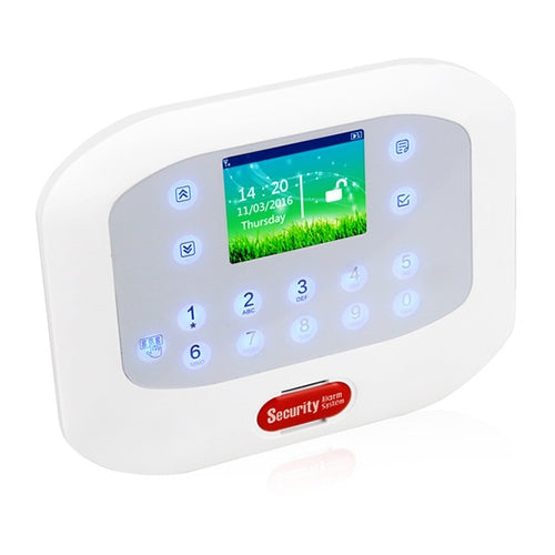 DY-GSM50A 8 in 1 Kit  315MHz / 433MHz Wireless GSM/PSTN Intelligent Anti-Burglar Alarm System, Touch Panel LCD Screen