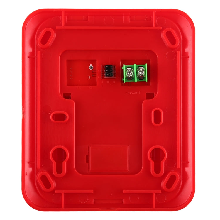 Sound-light Fire Alarm Warning Strobe Horn Alert Safety System Sensor