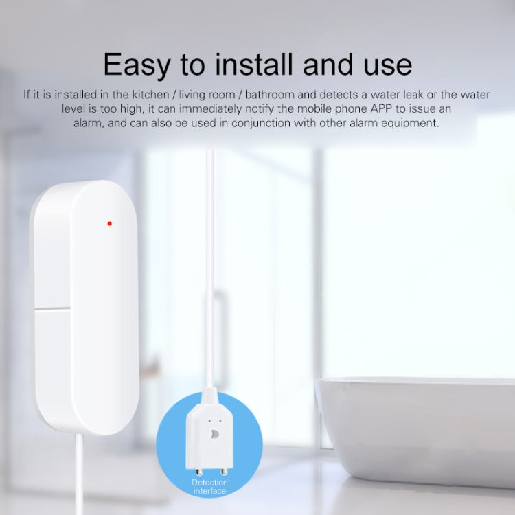 DY-SQ400A WiFi Smart Leak Water Alarm Household Water Level Detection Alarm