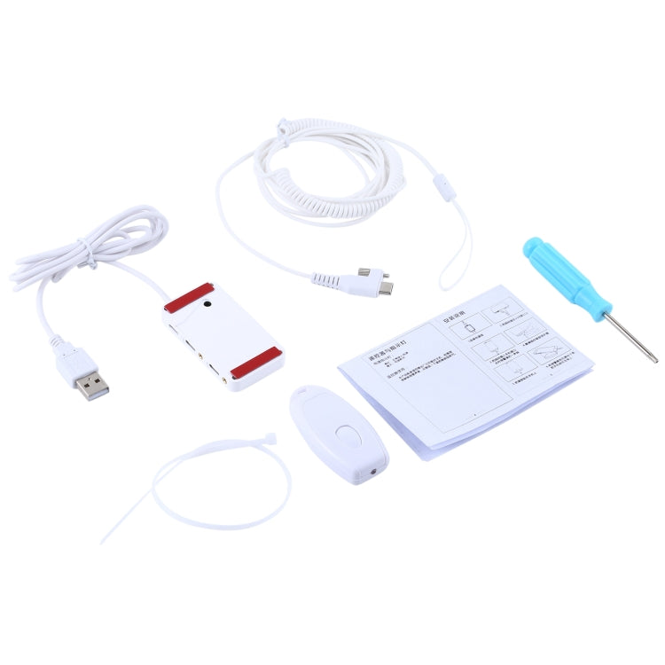 Universal Mobile Phone Burglar Alarm Display Holder / Anti-theft Display Stand with Remote Controller & Type-C / USB Port Port