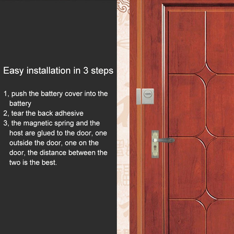 DOBERMAN SE-0119 Household Anti-theft Wireless Remote Control Door Magnetic Sensor Alarm